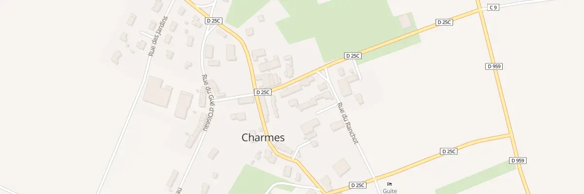 Plan du 4 Rue du Ranchot à Charmes