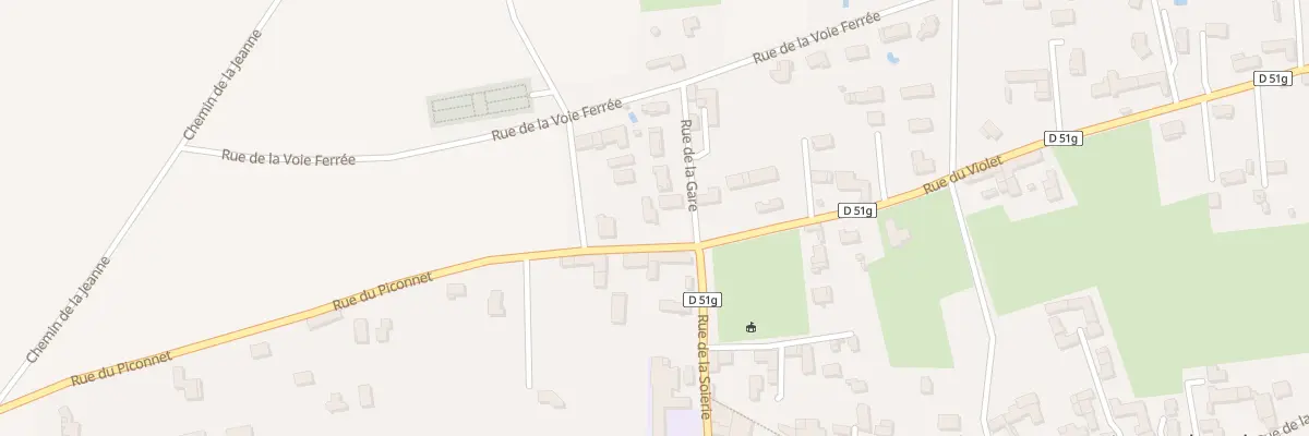 Plan du 28 Rue du Piconnet à Longechenal