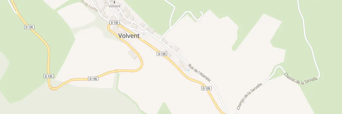 Plan du 5040 Le Pidencier à Volvent