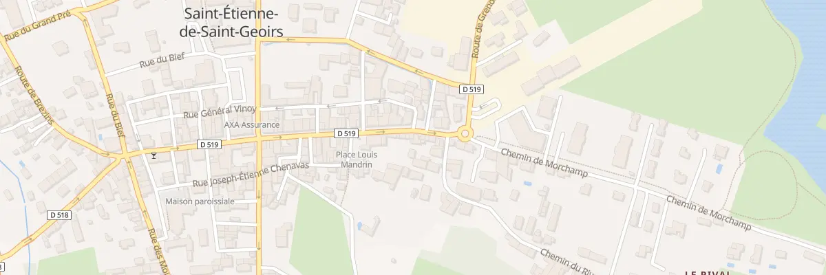 Plan du 76 Grande Rue Octave Chenavas à Saint-Étienne-de-Saint-Geoirs