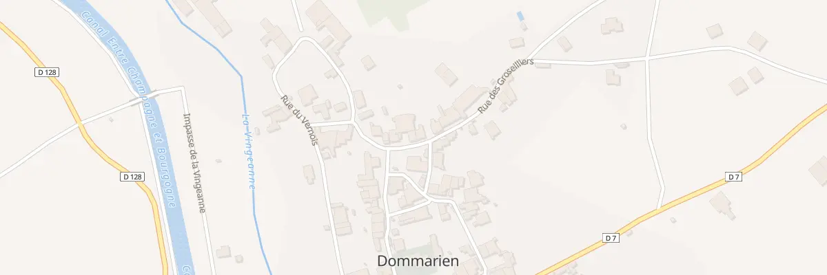 Plan du 7 Rue des Groseilliers à Dommarien