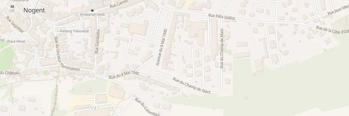 Plan du 33B Av du Huit Mai 1945 à Nogent