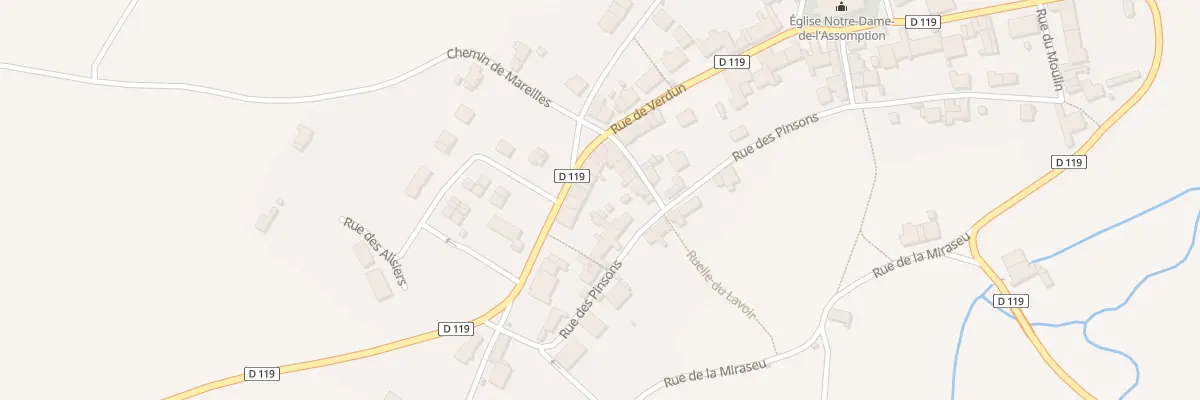 Plan du 37 Rue de Verdun à Bourdons-sur-Rognon