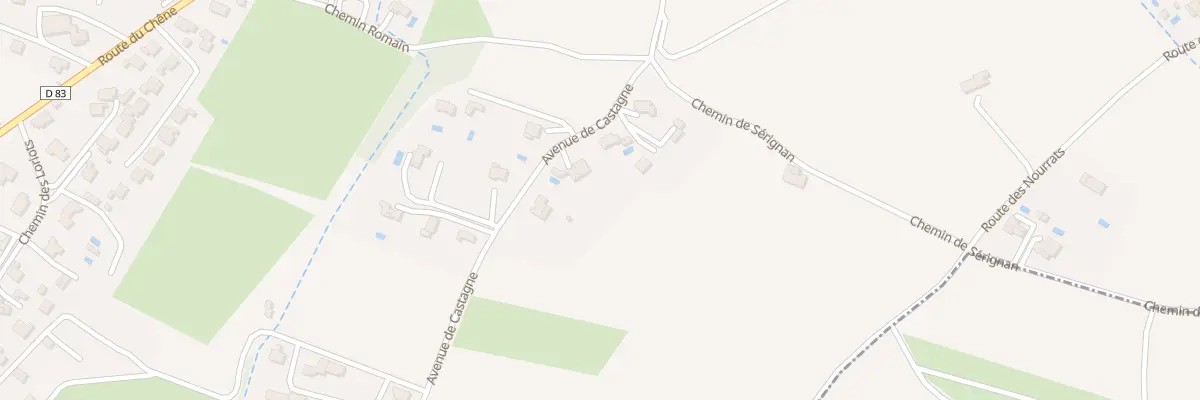 Plan du 584 Av de Castagne à Gargas