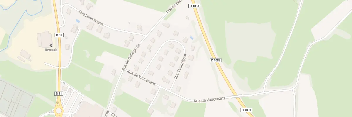 Plan du 12 Rue Beausejour à Saint-Amour