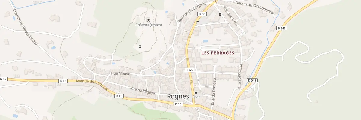 Plan du 4 Mte des Caillats à Rognes