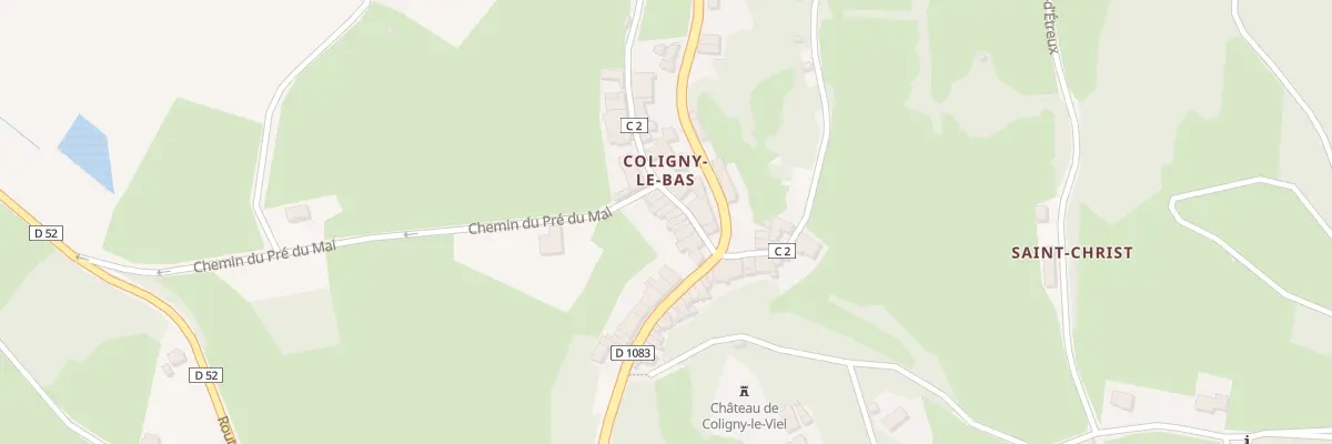 Plan du 5085 Coligny Le Bas à Coligny