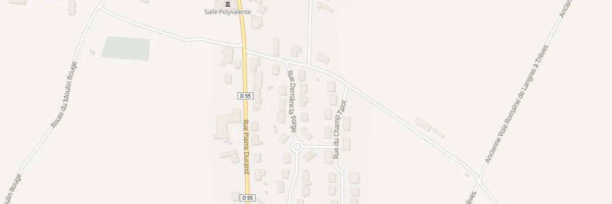Plan du 260 Rue Derriere la Forge à Champigny-lès-Langres