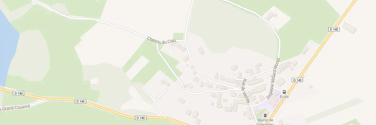 Plan du 5117 Le Village à Soleymieu