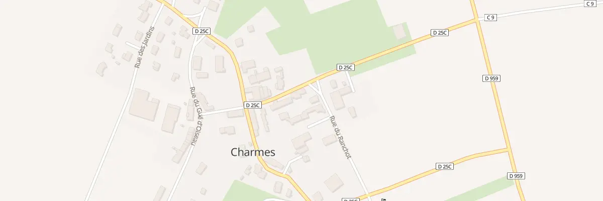 Plan du 4 Rue de la Castillere à Charmes
