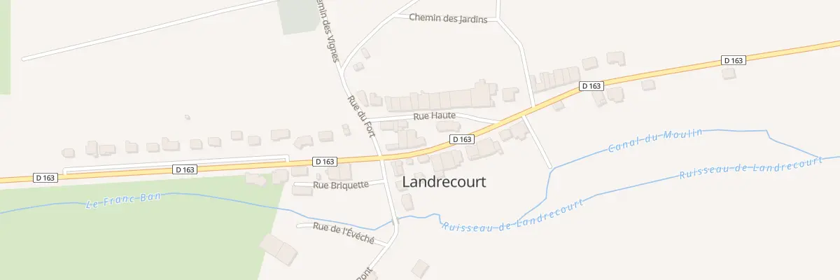 Plan du 19 Rue Basse à Landrecourt-Lempire