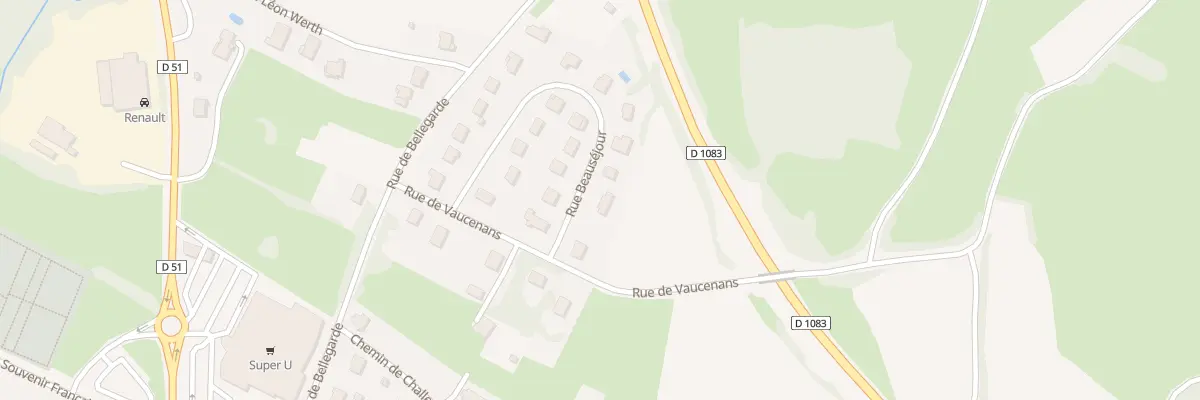 Plan du 19 Rue Beausejour à Saint-Amour