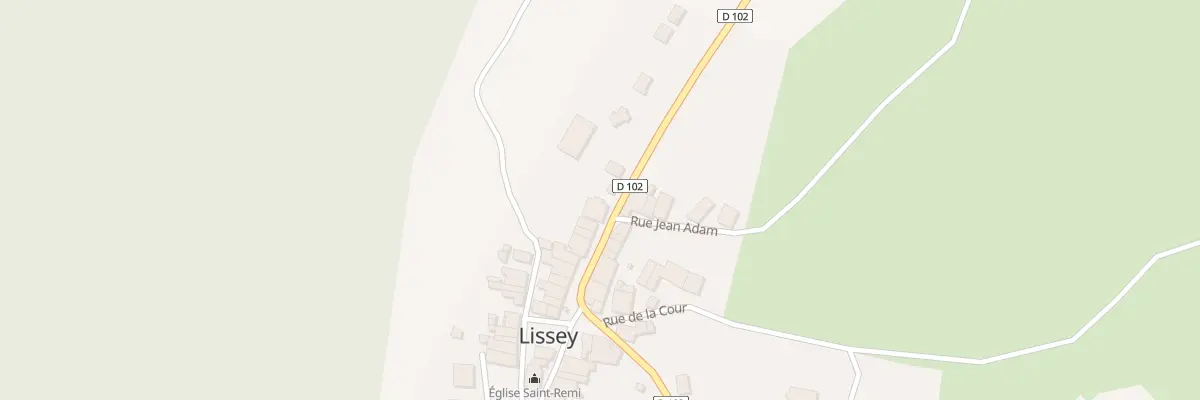 Plan du 15 Rue du General Dupuy à Lissey