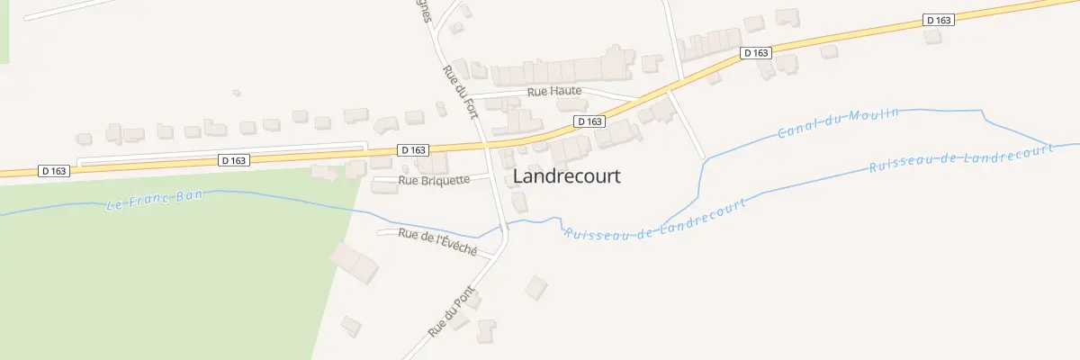 Plan du 3 Rue du Franc Ban à Landrecourt-Lempire