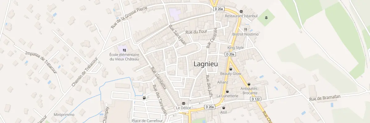 Plan du 16 Rue de la Paix à Lagnieu