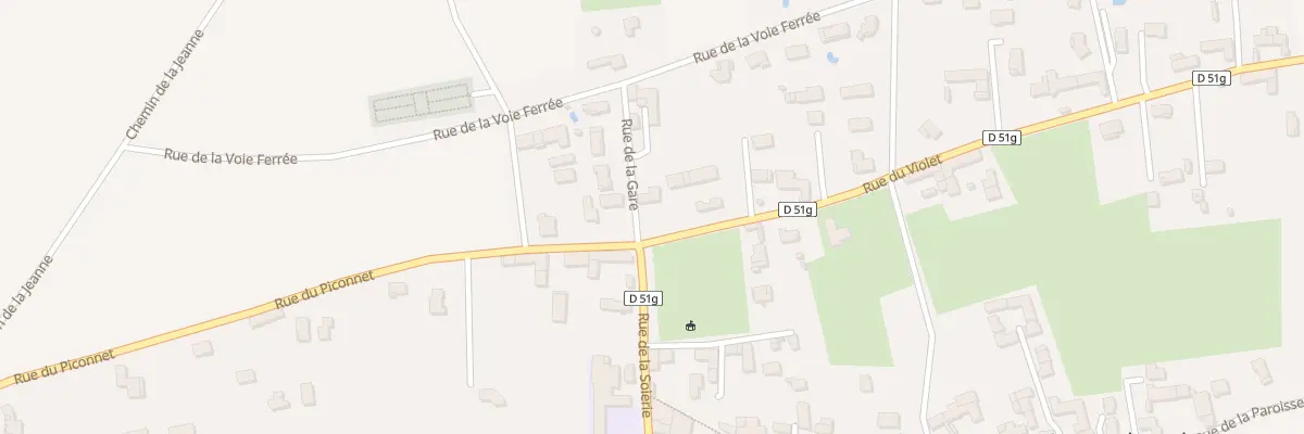 Plan du 22 Rue de la Gare à Longechenal