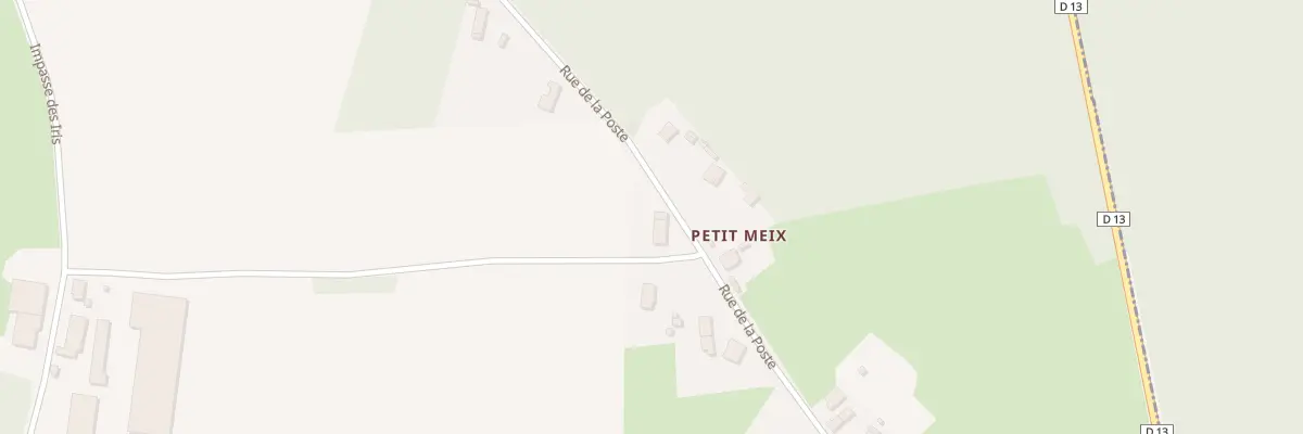 Plan du 14 Rue de la Poste à Neublans-Abergement