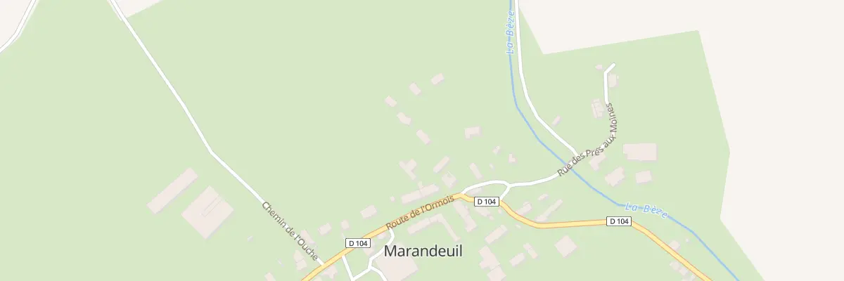 Plan de Pl de l’Eglise à Marandeuil