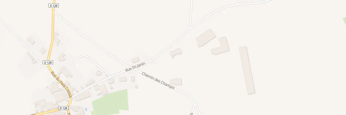 Plan du 16 Rue En Janin à Cusey