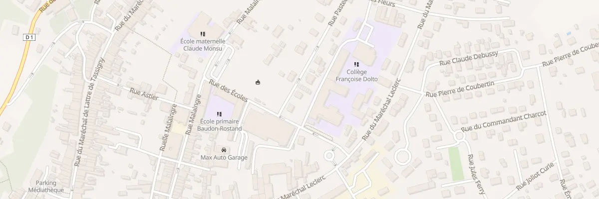 Plan du 4 Rue Pasteur à Nogent