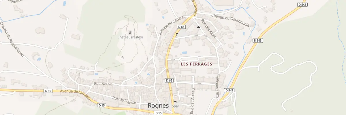 Plan du 24 Crs Saint - Etienne à Rognes