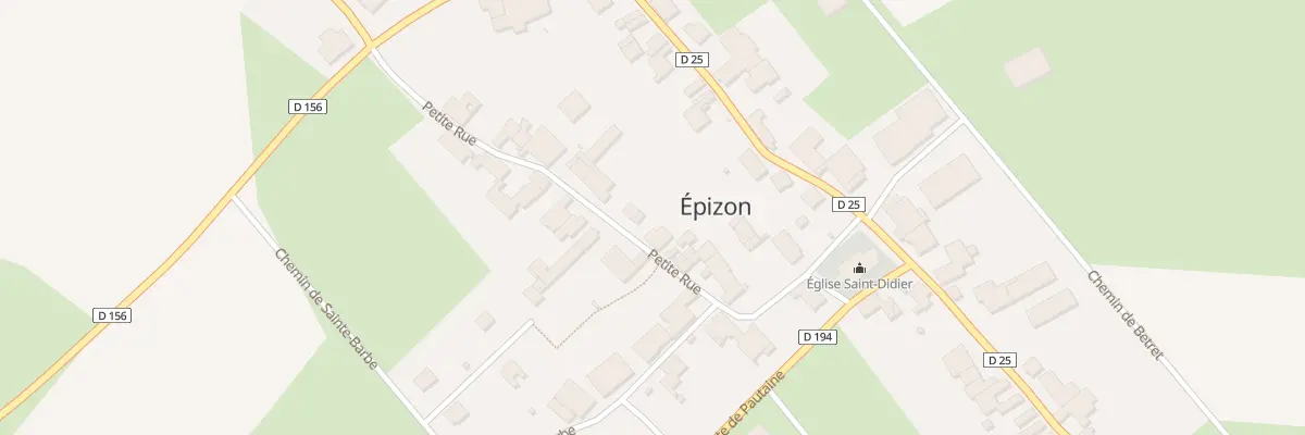 Plan du 12 Rue Petite Rue à Épizon