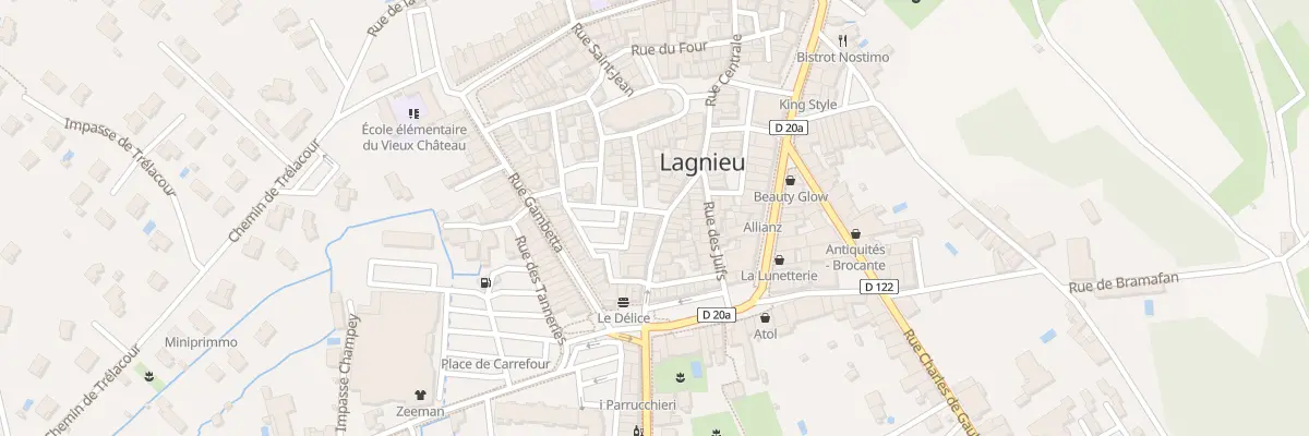 Plan du 30 Rue Centrale à Lagnieu