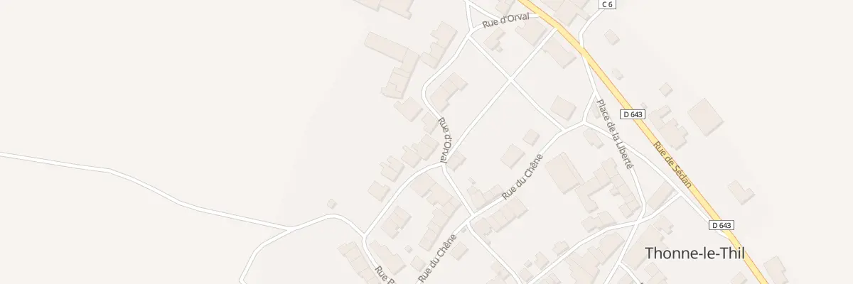 Plan du 11 Rue d’Orval à Thonne-le-Thil