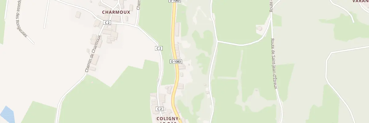 Plan du 224 Rte de Franche Comte à Coligny