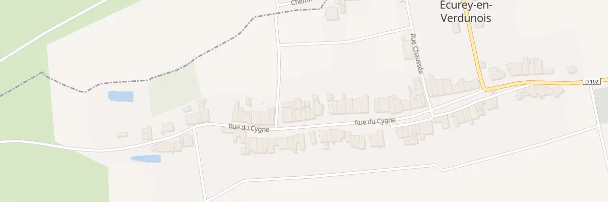 Plan du 60 Rue du Cygne à Écurey-en-Verdunois