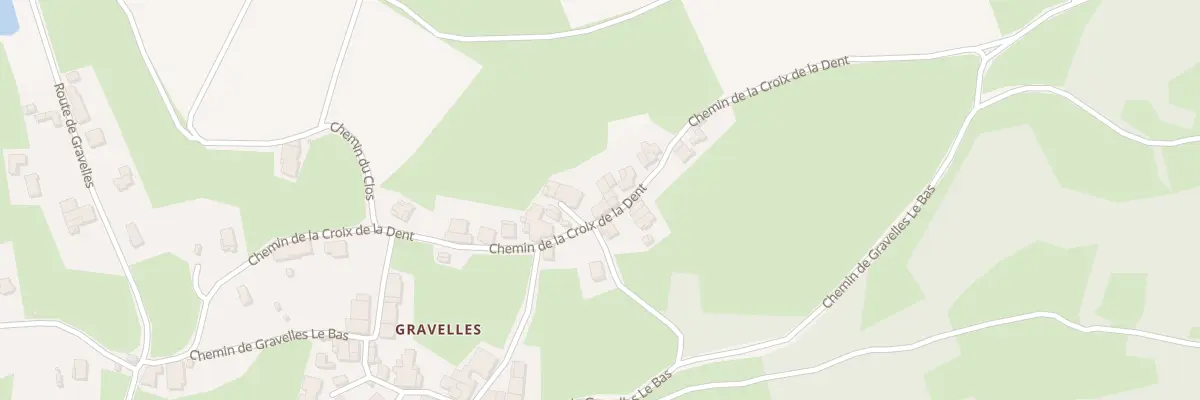 Plan du 395 Che de la Croix de la Dent à Saint-Martin-du-Mont
