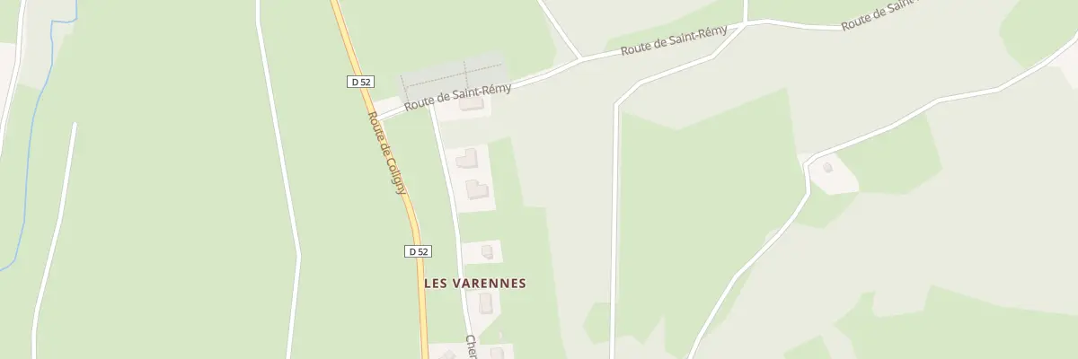 Plan du 268 Che des Varennes à Salavre