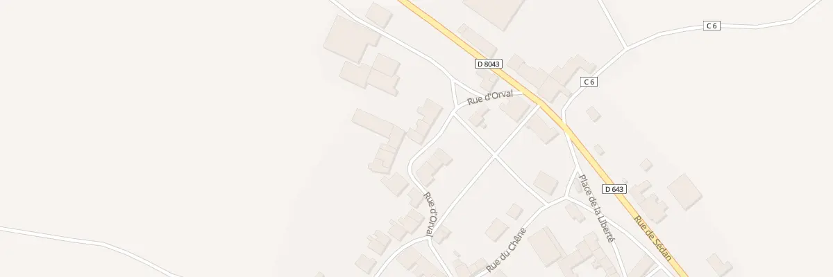 Plan du 21 Rue d’Orval à Thonne-le-Thil