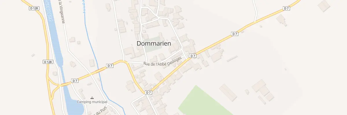 Plan du 5 Rue de l’Abbe Desloges à Dommarien