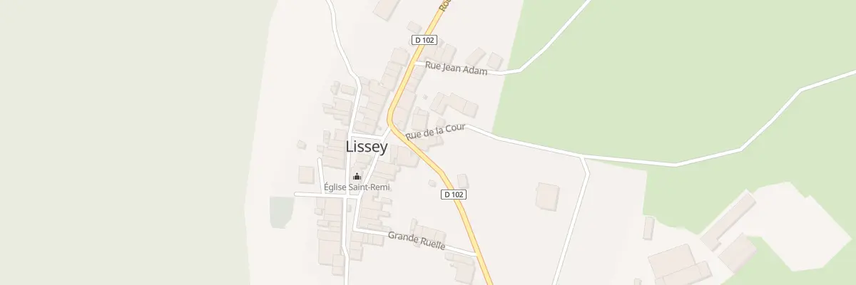 Plan du 2 Rue de la Cour à Lissey
