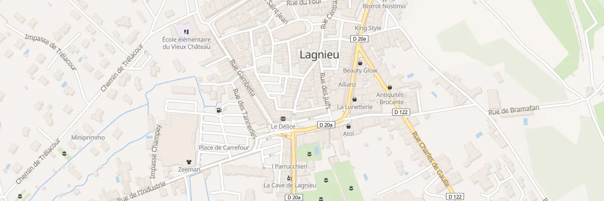 Plan du 53 Rue Centrale à Lagnieu