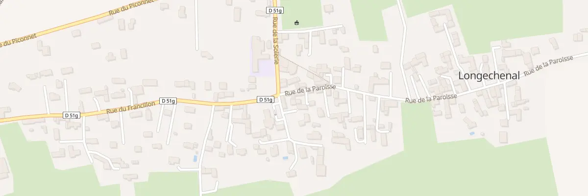 Plan du 42 Rue de la Paroisse à Longechenal