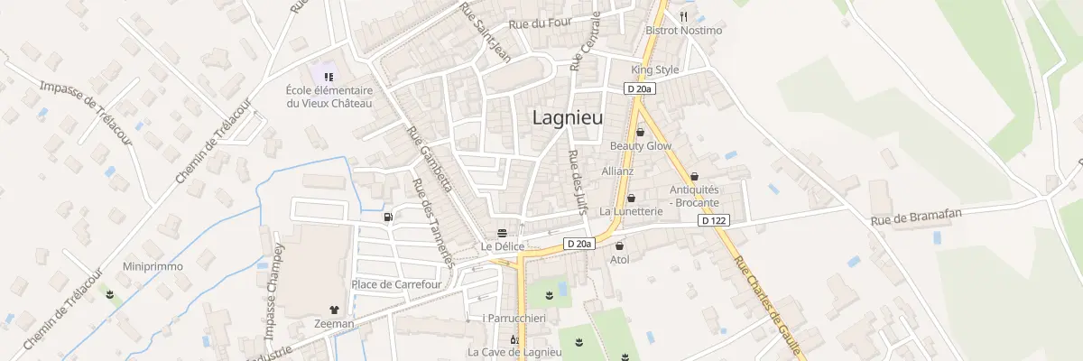 Plan du 47 Rue Centrale à Lagnieu