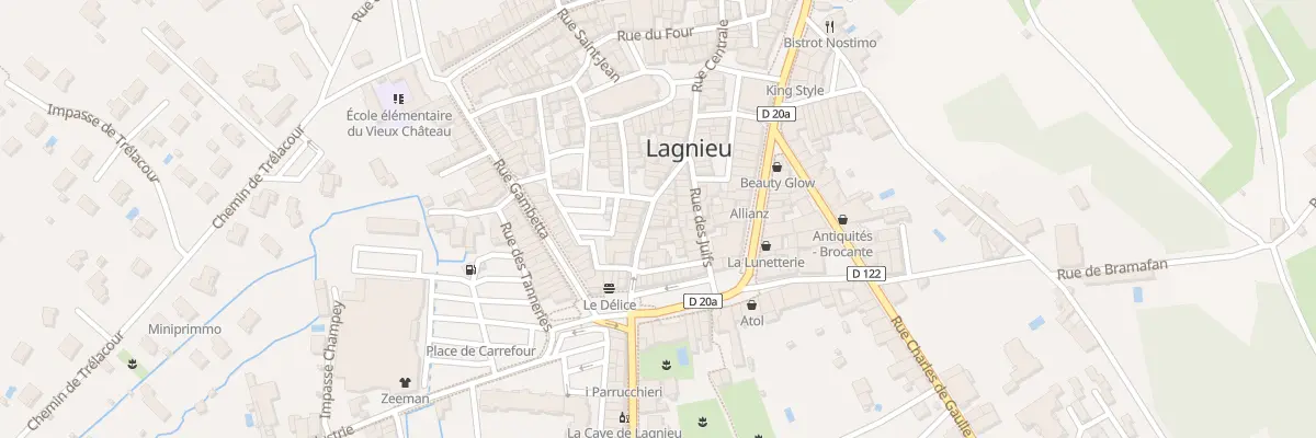 Plan du 45 Rue Centrale à Lagnieu