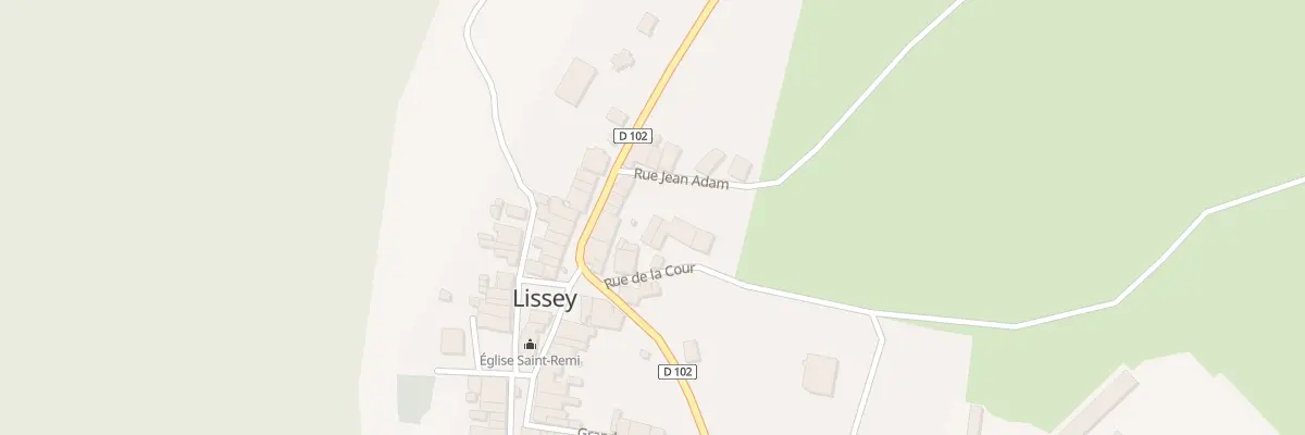 Plan du 3 Rue de la Cour à Lissey