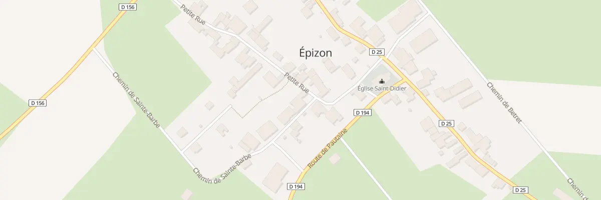 Plan du 5 Rue Petite Rue à Épizon