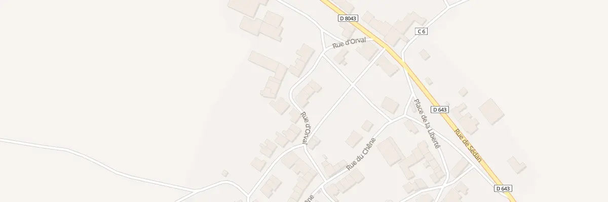 Plan du 12 Rue d’Orval à Thonne-le-Thil