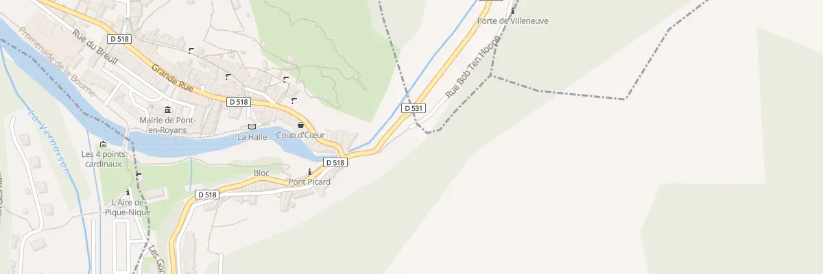 Plan du 14 Rue Bob Ten Hoope à Pont-en-Royans