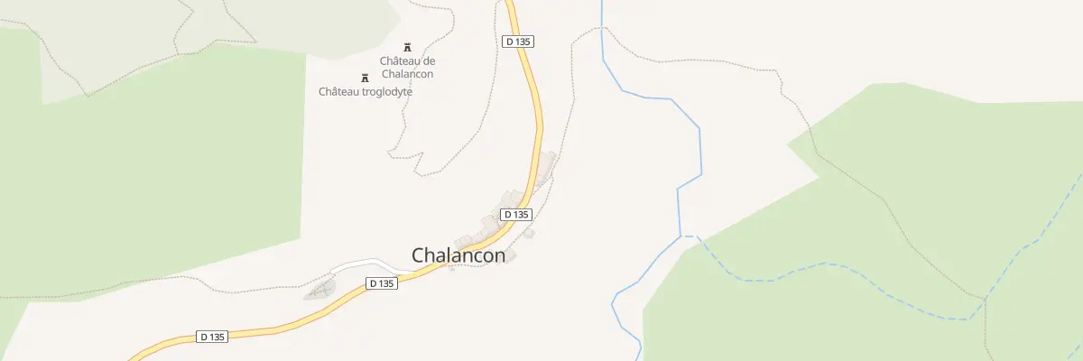 Plan du 5020 Le Village à Chalancon