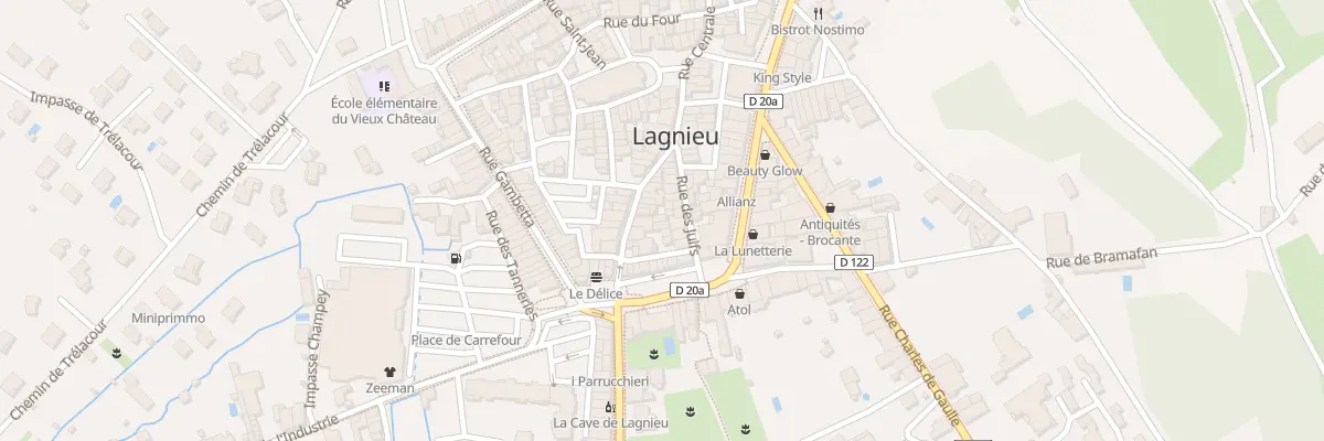 Plan du 41B Rue Centrale à Lagnieu