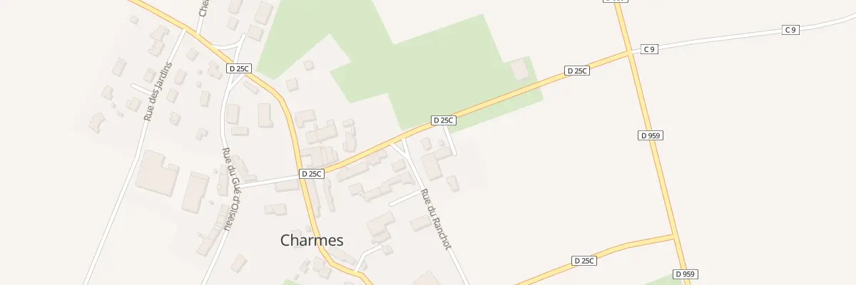 Plan du 6 Rue de la Castillere à Charmes
