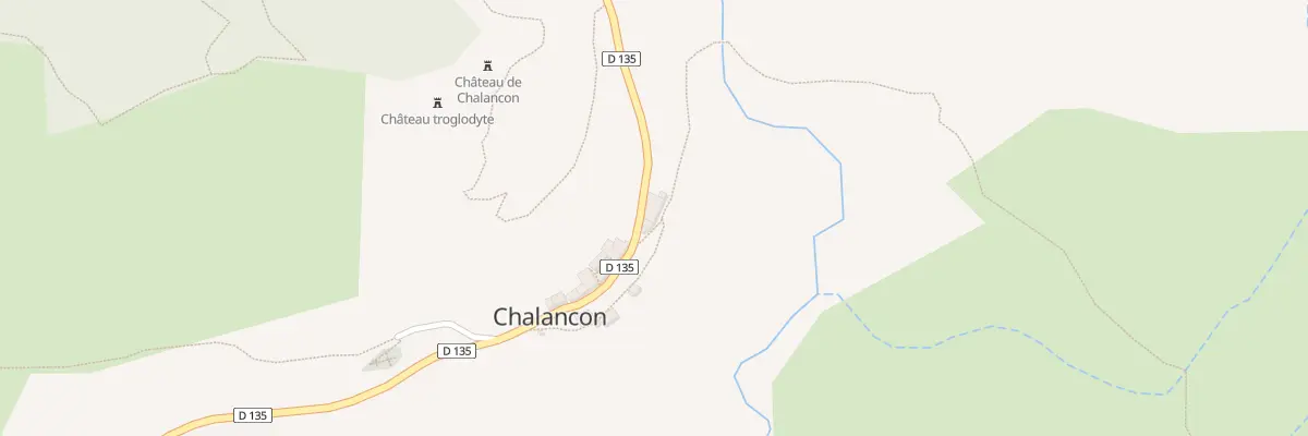 Plan du 5014 Le Village à Chalancon