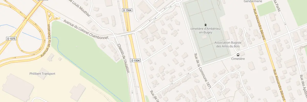 Plan du 218 Rue de la République à Ambérieu-en-Bugey