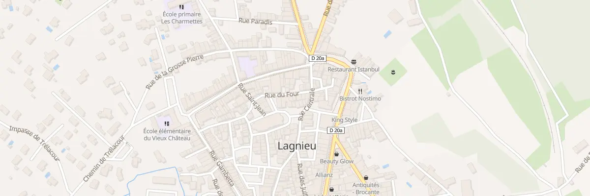 Plan du 30 Rue du Four à Lagnieu