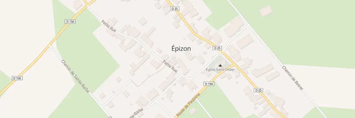 Plan du 8 Rue Petite Rue à Épizon